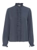 Cream Bluse in Blaugrau