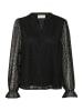 Cream Bluse in Schwarz