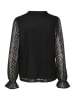 Cream Bluse in Schwarz