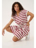 Cream Kleid in Creme/ Bordeaux