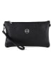 Mia Tomazzi Leder-Clutch "Caradosso" in Schwarz - (B)26 x (H)15 x (T)3 cm