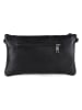 Mia Tomazzi Leder-Clutch "Caradosso" in Schwarz - (B)26 x (H)15 x (T)3 cm