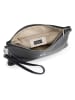 Mia Tomazzi Leder-Clutch "Caradosso" in Schwarz - (B)26 x (H)15 x (T)3 cm