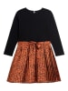 Danamade Kleid "Dleni" in Schwarz/ Hellbraun