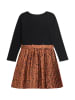 Danamade Kleid "Dleni" in Schwarz/ Hellbraun