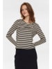 NÜMPH Longsleeve "Trixie" in Schwarz/ Gold
