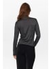 NÜMPH Bluse "Brianne" in Anthrazit/ Silber