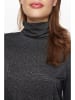 NÜMPH Bluse "Brianne" in Anthrazit/ Silber