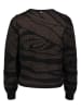 NÜMPH Pullover in Schwarz/ Bronze