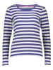 NÜMPH Longsleeve in Lila/ Weiß