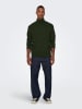 ONLY & SONS Rollkragenpullover "Phil" in Dunkelgrün