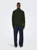 ONLY & SONS Rollkragenpullover "Phil" in Dunkelgrün