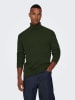 ONLY & SONS Rollkragenpullover "Phil" in Dunkelgrün