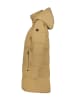 LUHTA Doorgestikte mantel "Halla" beige