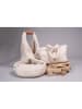 LUHTA Schultertasche "Oravisalo" in Creme - (B)32 x (H)30 x (T)18 cm
