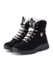 LUHTA Leder-Winterboots "Mukava" in Schwarz