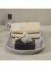 Seahorse 3-delige set: gastendoeken "Pure" beige