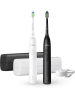 Philips Schallzahnbürsten-Doppelpack "Sonicare 5300" in Schwarz/ Weiß
