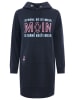 Zwillingsherz Sweatjurk "Strand Küste Meer" donkerblauw