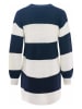 Zwillingsherz Cardigan "Katja" in Weiß/ Dunkelblau
