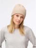 Zwillingsherz Kaszmirowa czapka beanie w kolorze beżowym
