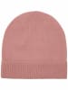 Zwillingsherz Kaschmir-Beanie in Rosa