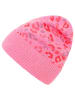 Zwillingsherz Kaschmir-Beanie in Pink