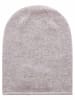 Zwillingsherz Kaszmirowa czapka beanie w kolorze jasnoszarym