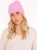 Zwillingsherz Kaschmir-Beanie in Pink