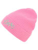 Zwillingsherz Kaschmir-Beanie in Pink