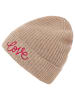 Zwillingsherz Kasjmieren beanie lichtbruin