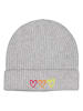 Zwillingsherz Kasjmieren beanie lichtgrijs
