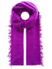 Zwillingsherz Schal in Lila - (L)190 x (B)75 cm