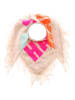 Zwillingsherz Kasjmieren driehoekige doek beige - (L)125 x (B)125 cm