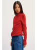 AUTHENTIC CASHMERE Kasjmieren coltrui "Bise" rood