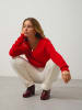 AUTHENTIC CASHMERE Kaschmir-Pullover "Gardorina" in Rot