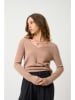 AUTHENTIC CASHMERE Kaszmirowy sweter "Galise" w kolorze jasnobrązowym