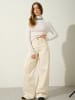 AUTHENTIC CASHMERE Kaschmir-Rollkragenpullover "Suzie" in Creme