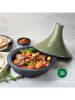 Sauter 2tlg. Set: Tajine in Grün - (H)29 x Ø 23,5 cm