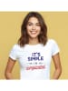 WOOOP Shirt "It´s simple I´m complicated" in Weiß