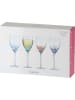 Anton Studio Designs 4er-Set: Weingläser ''Speckle'' in Bunt - 350 ml