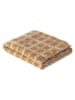Boltze Wohndecke ''Checkie'' in Hellbraun - (L)152 x (B)130 cm