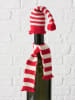 Boltze 4tlg. Set: Weinflaschentopper ''Lutin'' in Grau/ Rot - (L)6 x (B)3 cm