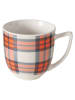 Boltze 2-delige set: mokken grijs/wit/rood - 400 ml