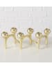 Boltze Kerzenständer ''Tigla'' in Gold - (B)51 x (H)12 x (T)5 cm