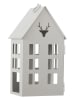 Boltze 2-delige set: lantaarns "Villbert" grijs