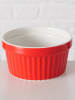 Boltze 2er-Set: Muffinformen ''Backy'' in Weiß/ Rot - (H)5 x  Ø 9 cm