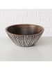 Boltze Decoratieve kom "Riffly" bruin - (H)10 x Ø 25 cm