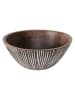 Boltze Decoratieve kom "Riffly" bruin - (H)10 x Ø 25 cm
