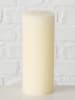 Boltze Stumpenkerze ''Classic'' in Creme - 370 g